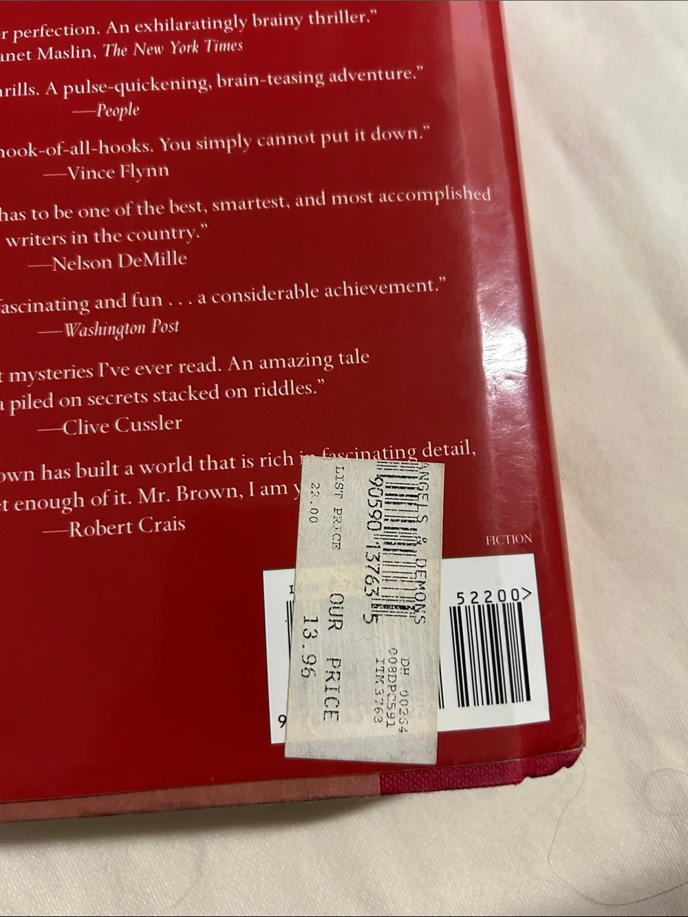 Angels & Demons - First Atria Books 1st edition Hardcover Edition used book